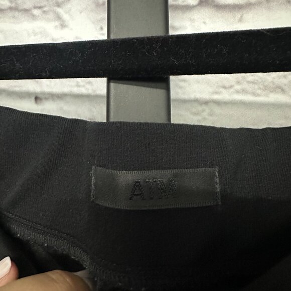 ATM Black Silk Pants - Picture 3 of 4